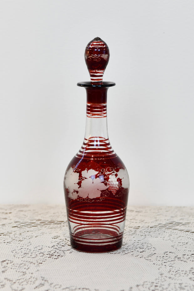 Bohemian Glass Decanter