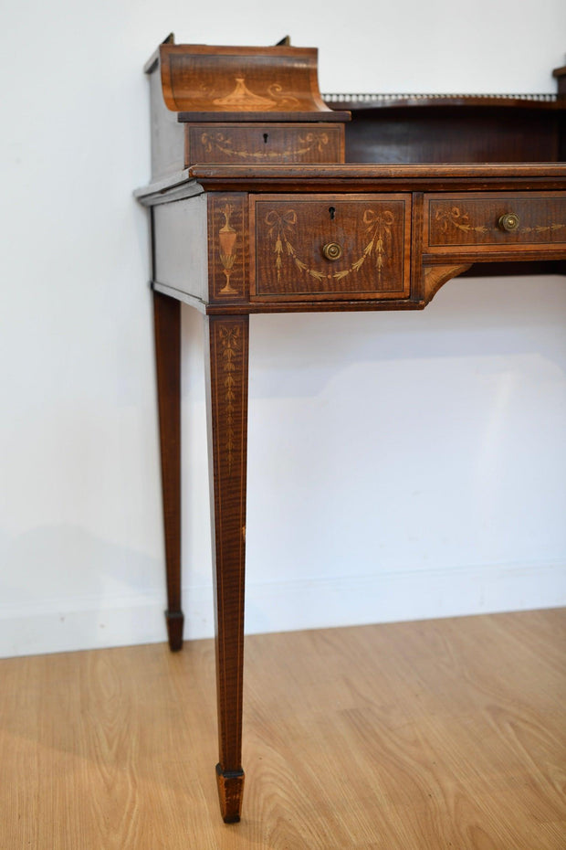 Adams Style Inlaid Carlton House Desk
