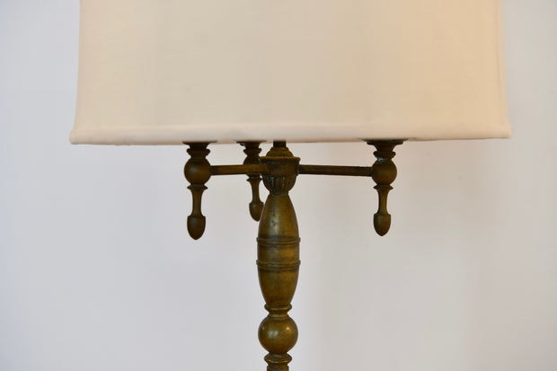 Baroque Style Brass Floor Lamp