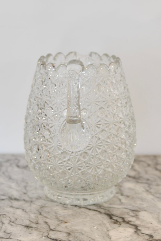 Cut Glass Pressed Glass Pitcher