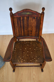 Folk Art Style Child's Rocking Chair