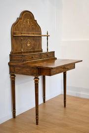 Louis XVI Style Brass Inlaid Desk