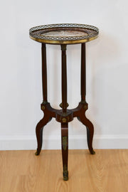 French Marble Inset Gueridon Table