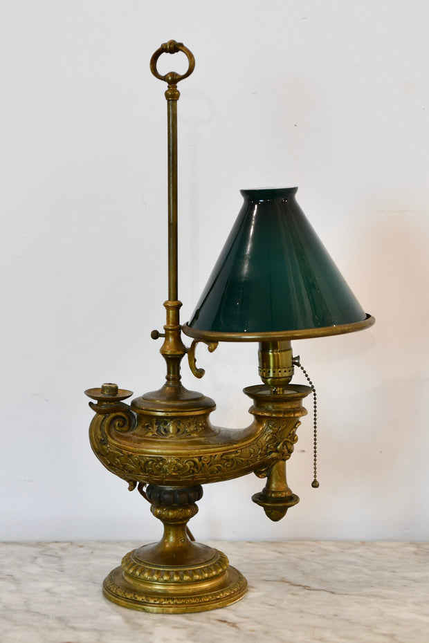 Brass Genie Student Lamp