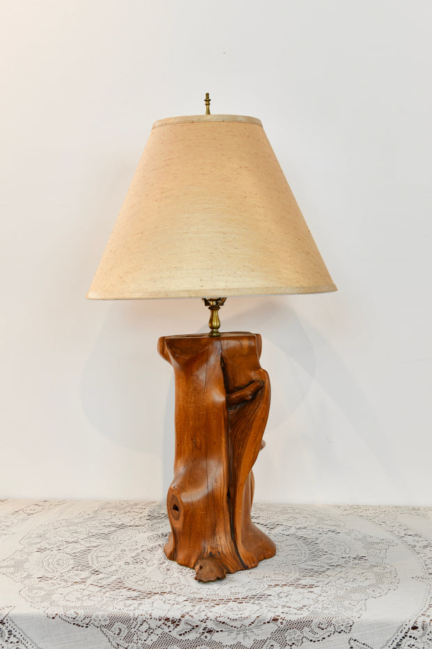 Tree Trunk Table Lamp