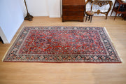 Antique & Finely Hand Knotted Sarouk Rug
