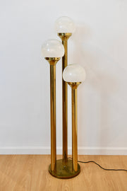 Mazzega Style Italian Floor 3-Light Lamp