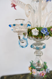 Venetian Glass Candelabrum