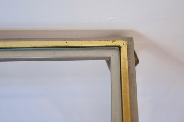 Modern Parcel Gilt Metal End Table