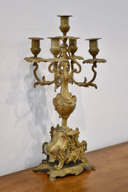 French-Style Bronze Candelabra