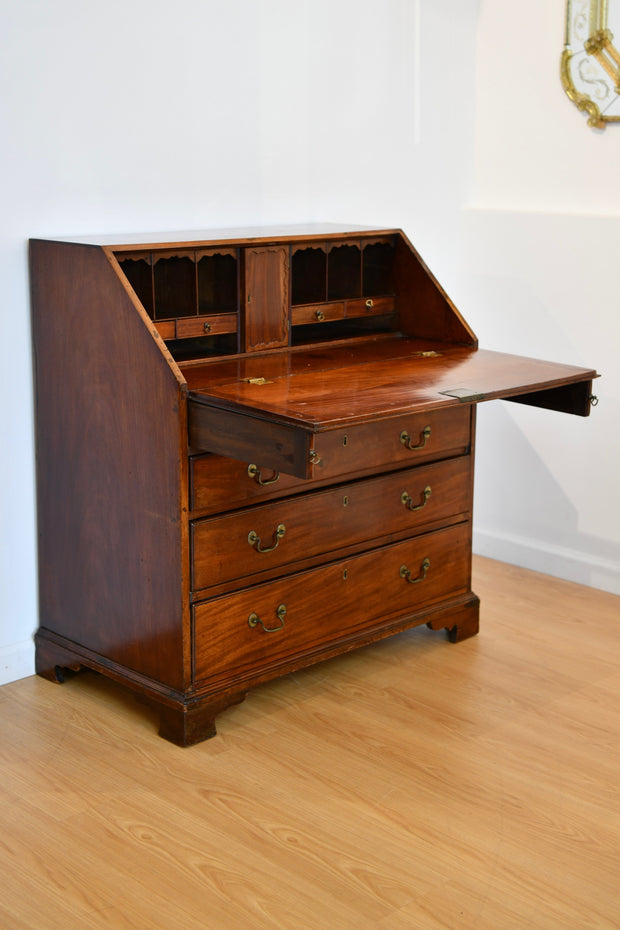 Antique Mahogany Slant Front Desk