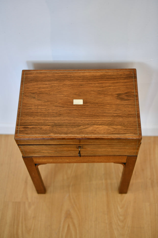 Antique Lap Desk On Stand