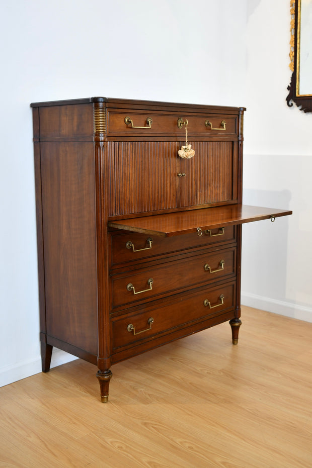 Kindel Tall Drawers with Tambour Doors