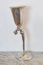 Acrobat Pewter Vase by Piero Figura for Atena, Milan