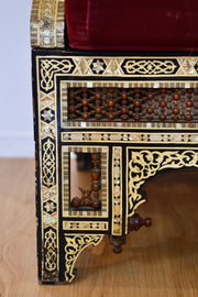 Moorish Mother of Pearl Throne Chair