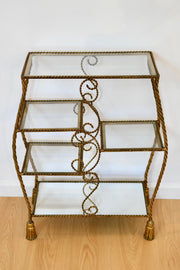 Vintage Rope-Form Petite Etagere