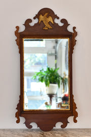 Medium Chippendale Style Fret Carved Mirror