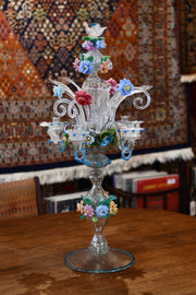 Venetian Glass Candelabrum