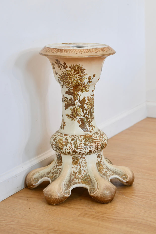 English Victorian Ceramic Plant Stand