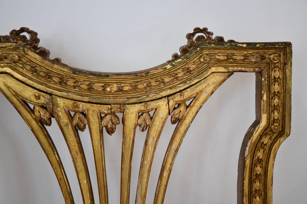 Gilt Vanity Chair