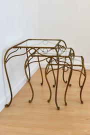 Three Rope-Form Nesting Tables