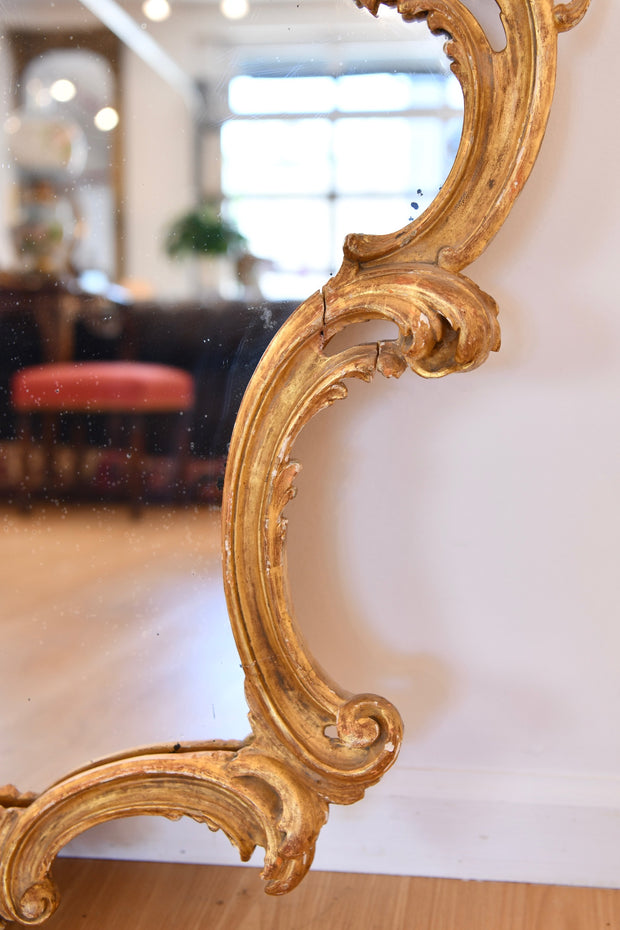 Louis XV Style Giltwood Mirror