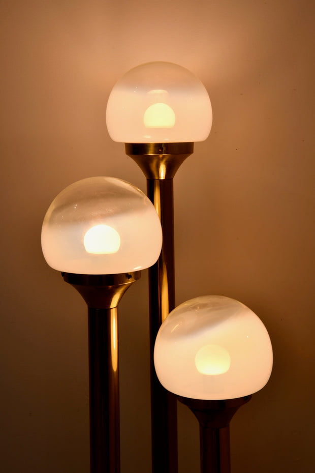 Mazzega Style Italian Floor 3-Light Lamp