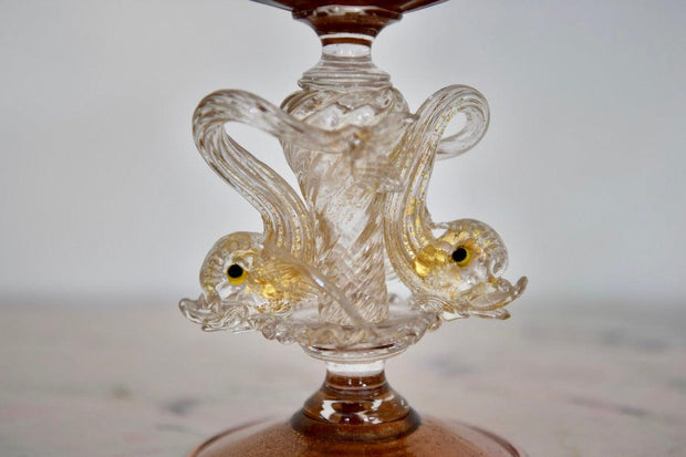 Venetian Glass Compote