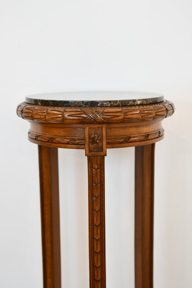 Marble Top Plant Stand