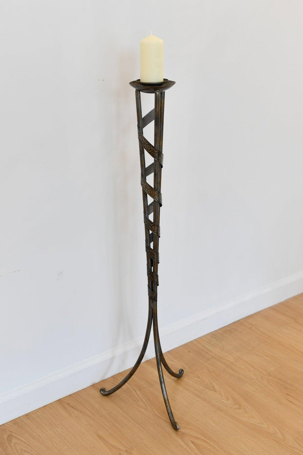 Iron Tripod Candlestick