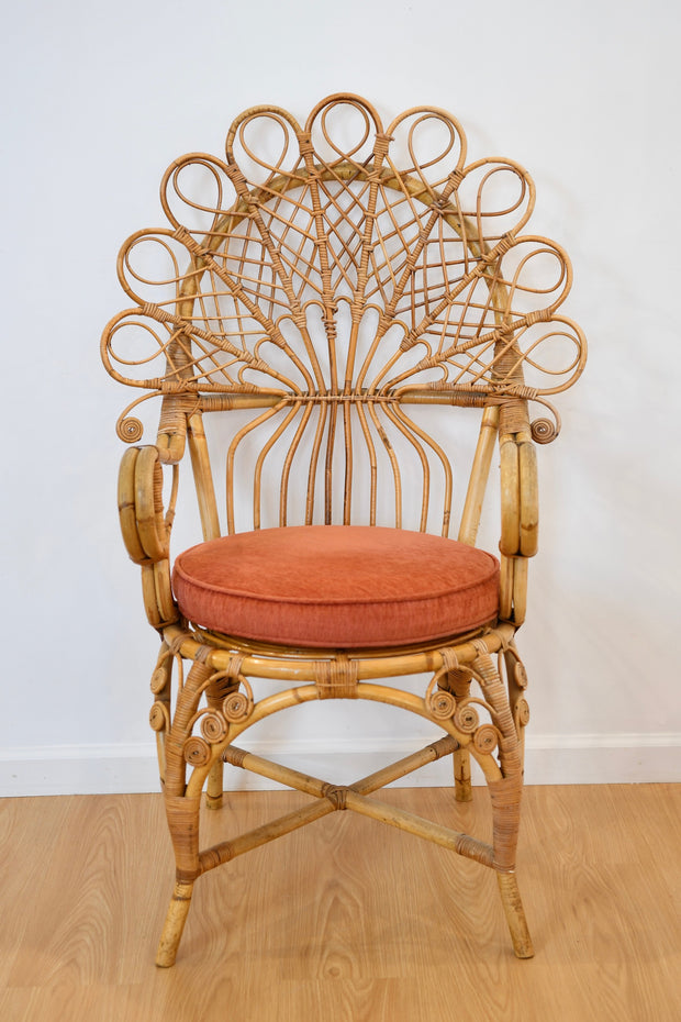 Victorian-Style Wicker Chair