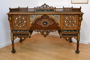 Moorish Walnut & Mother of Pearl Desk