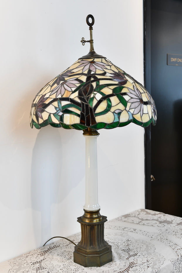 Tiffany Style Stained Glass Table Lamp