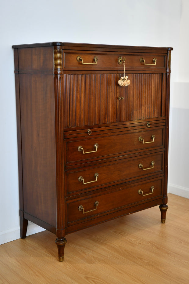 Kindel Tall Drawers with Tambour Doors