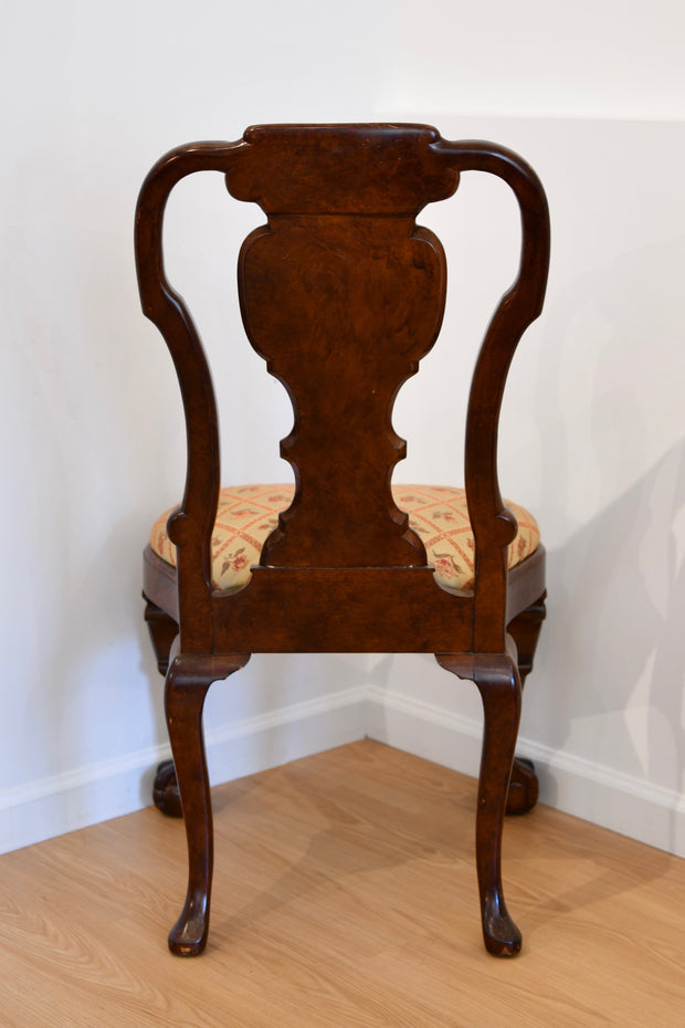 Chippendale Ball & Claw Upholstered Chair