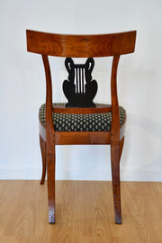 Ebonized and Cherry Side Chair