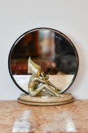 Art Deco Figural Table Mirror