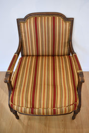 Louis XVI Style Carved Fauteuil