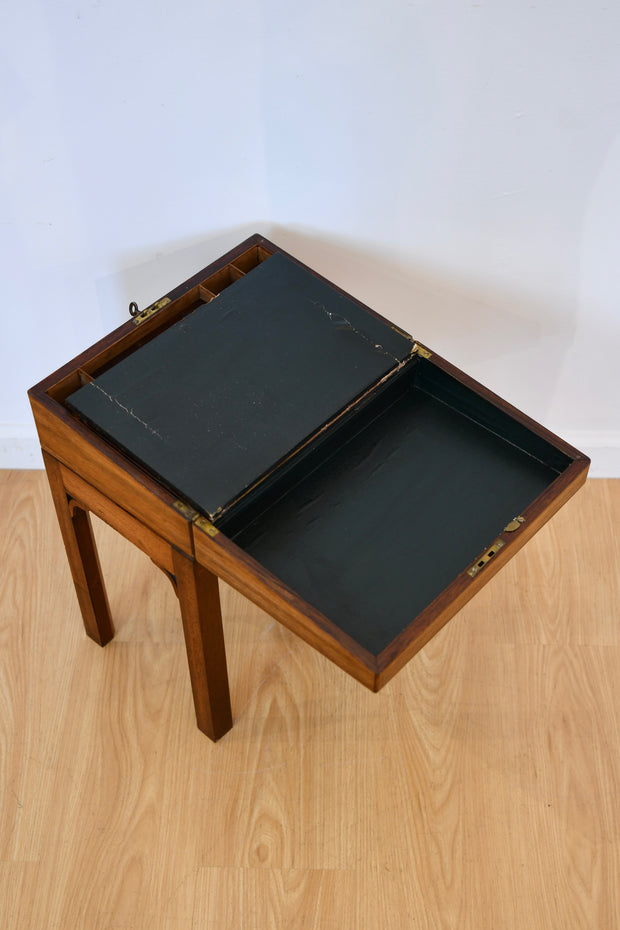 Antique Lap Desk On Stand