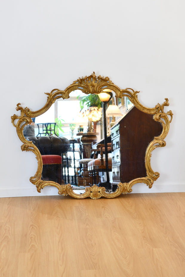 Louis XV Style Giltwood Mirror