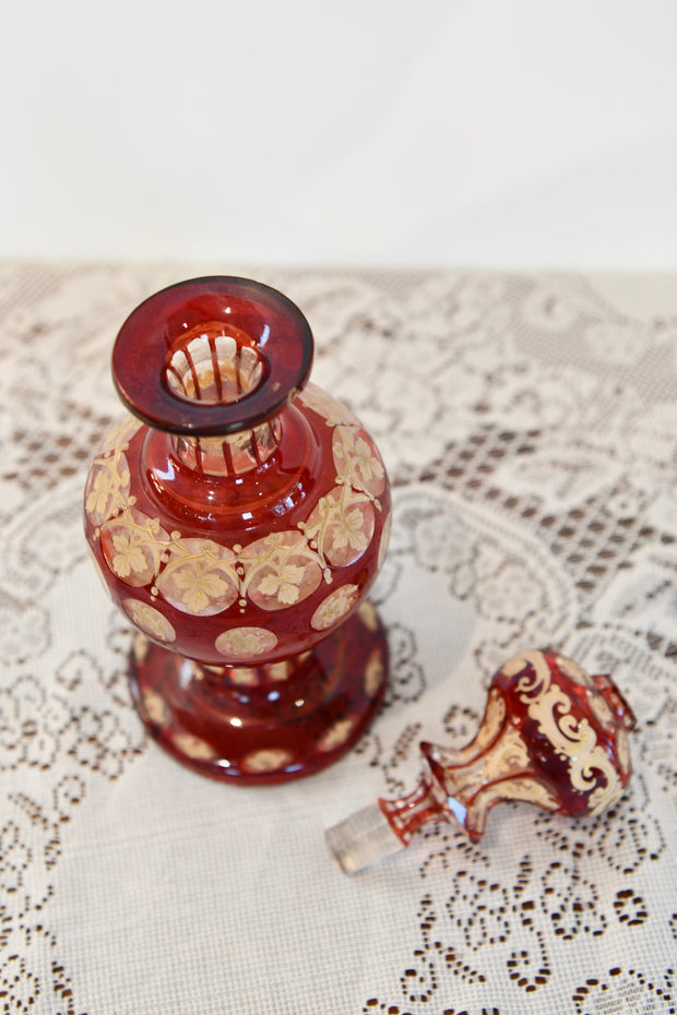 Bohemian Glass Decanter