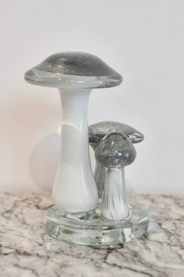 Mushroom Glass Paperweight