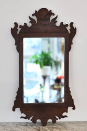 Small Chippendale Style Fret Carved Mirror