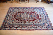 Signed Antique Hand Knotted Kerman