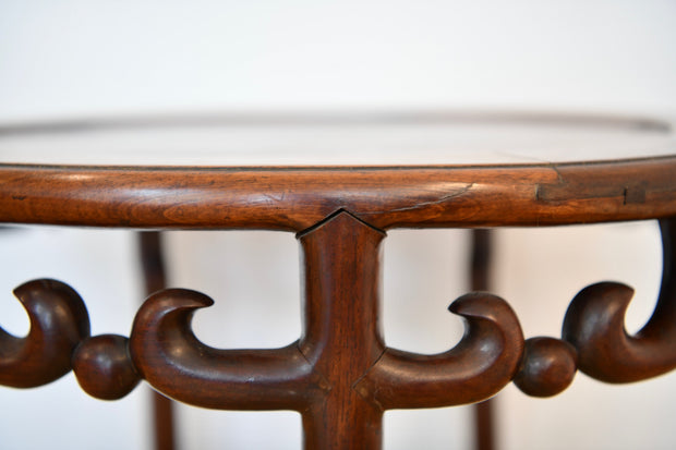 Antique Chinese Hardwood Round Table