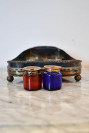 Red and Blue Inkwell