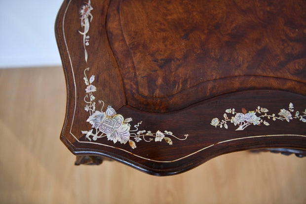 Louis XV Side Table with Mother of Pearl Inlay