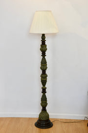 Wooden & Resin Floor Lamp