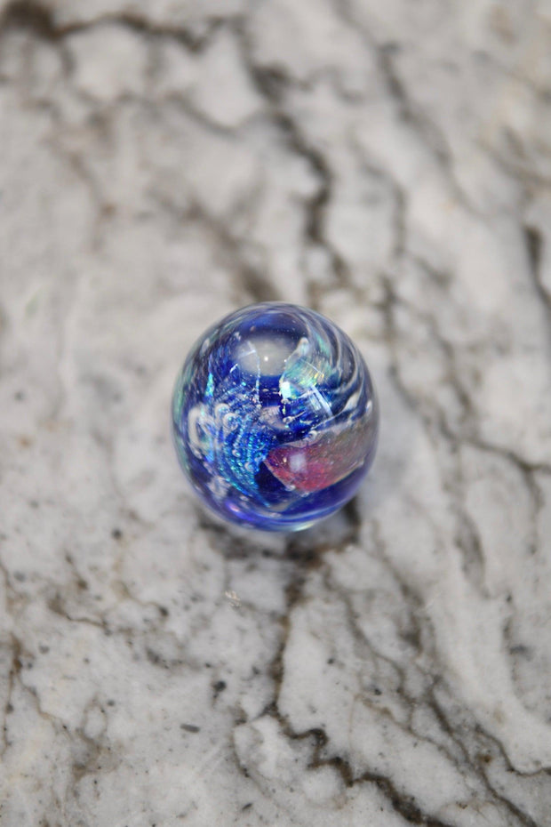 Small Glass Egg Paperweight