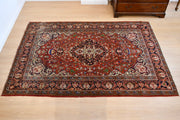 Antique Finely Handknotted Tabriz Rug